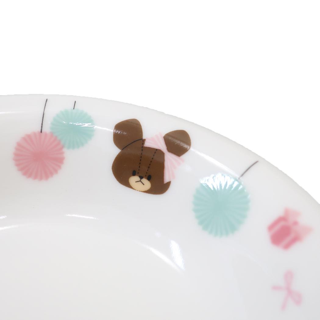 フルーツ皿 中皿 くまのがっこう プレゼントフォーミー 金正陶器 食器 絵本