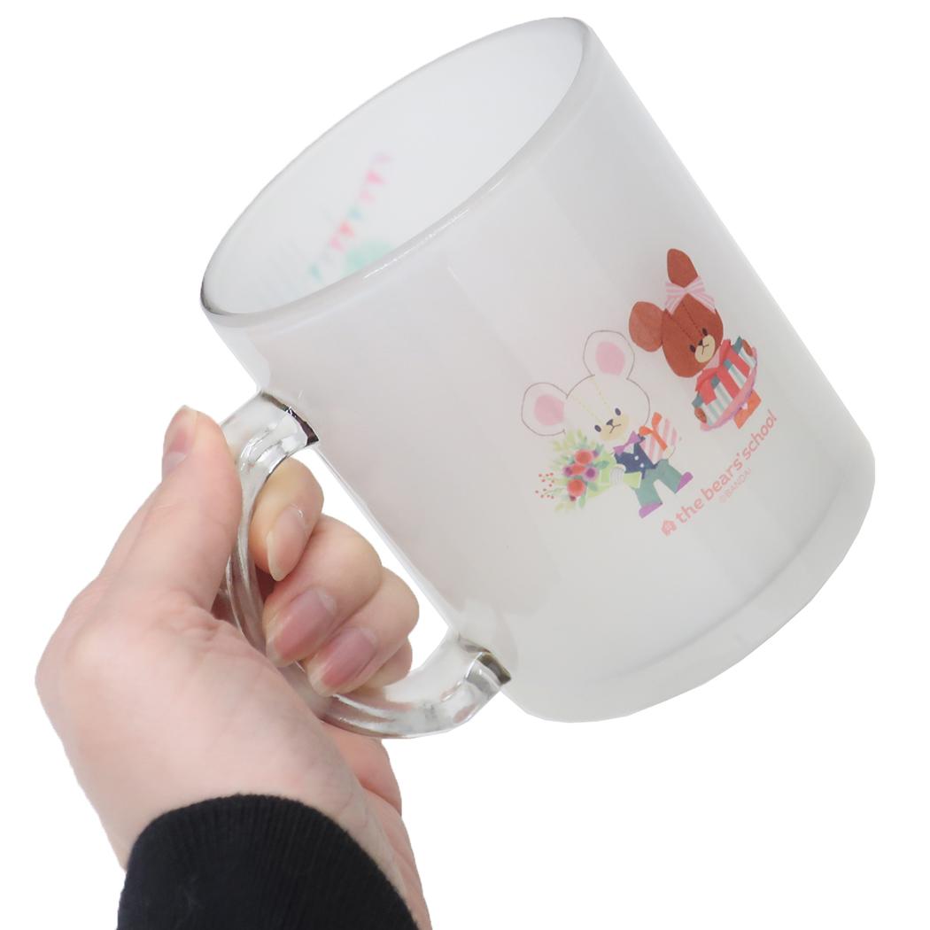ガラスマグ マグカップ くまのがっこう プレゼントフォーミー 金正陶器 プレゼント 絵本
