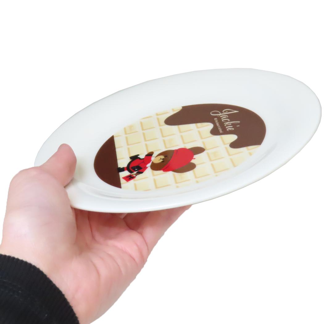 プレート 中皿 くまのがっこう ジャッキーズチョコレート 金正陶器 食器 絵本