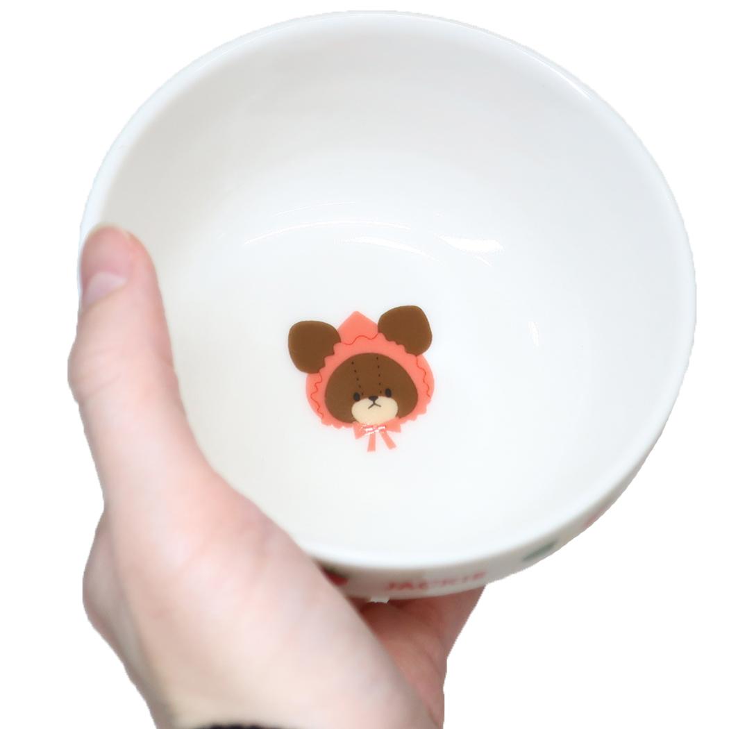 くまのがっこう ミニボウル スタックボウルS いちごテーマ 金正陶器 日本製 絵本キャラクター グッズ シネマコレクション