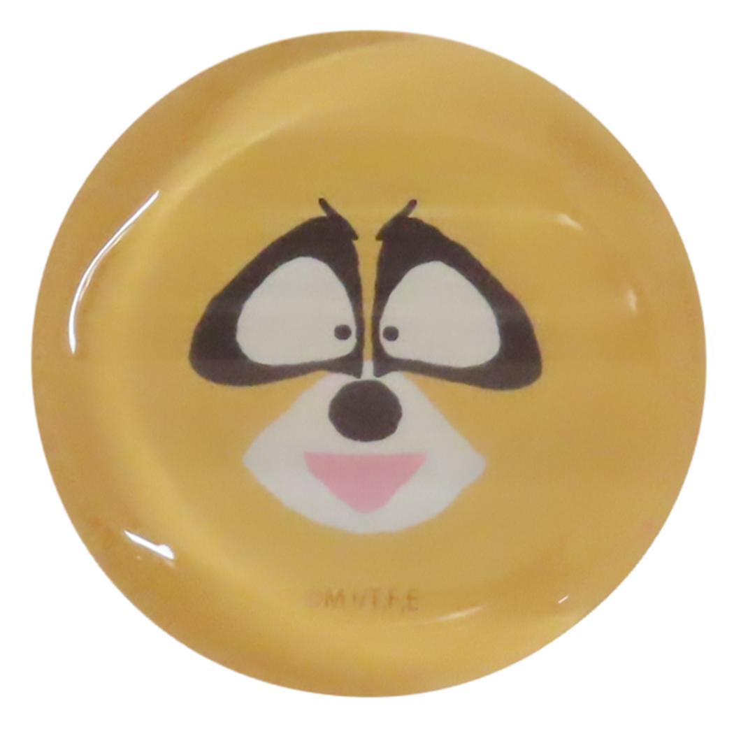 ガラス丸箸置き 箸置き ぼのぼの アライグマくん 金正陶器 プレゼント かわいい チョップスティックレスト