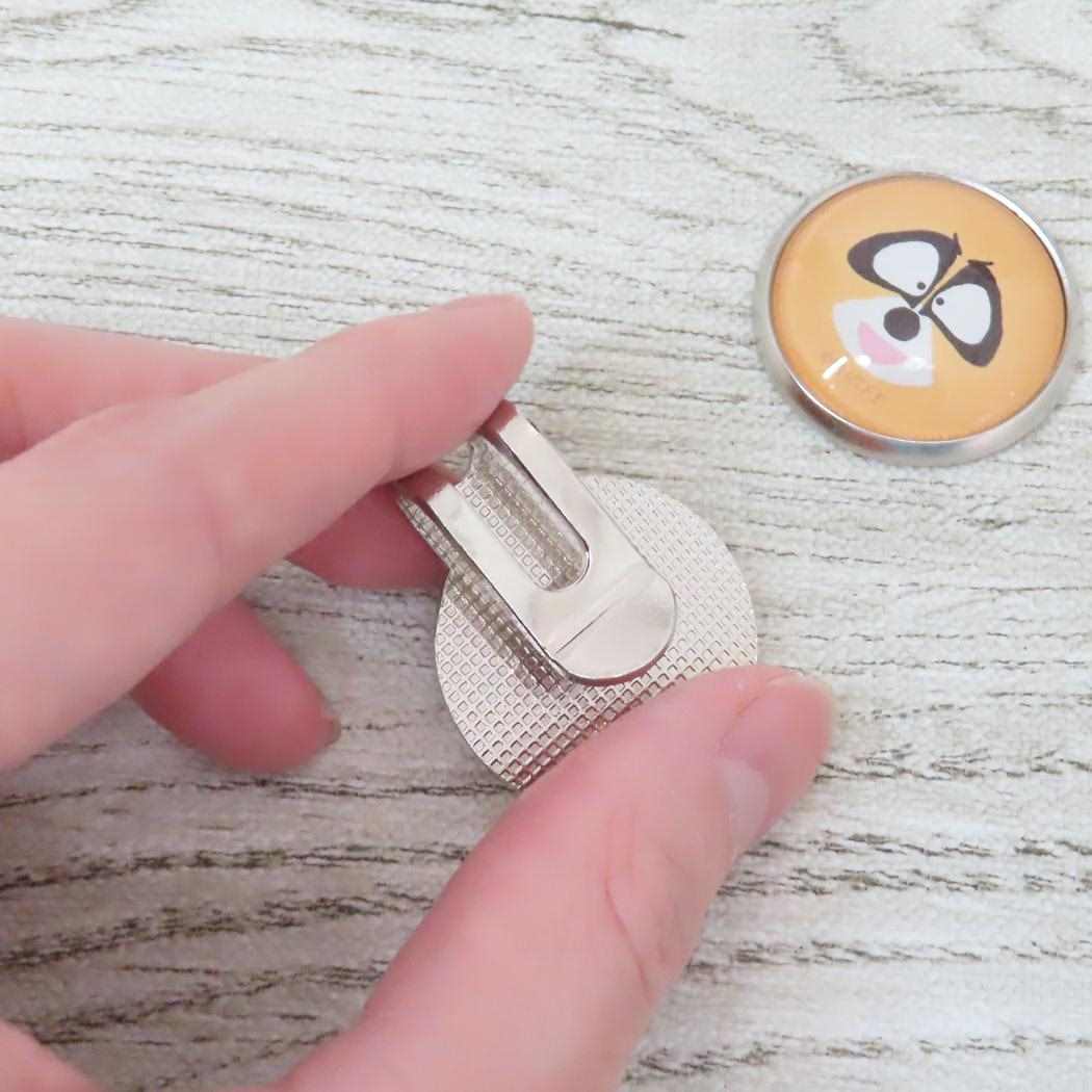 ガラスゴルフマーカー ゴルフ用品 ぼのぼの アライグマくん 金正陶器 ゴルフ雑貨
