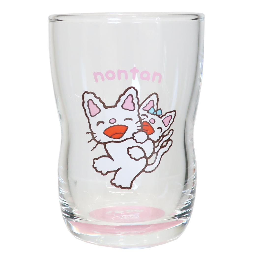 ノンタン ガラスコップ なかよしグラス ノンタン＆タータン 金正陶器