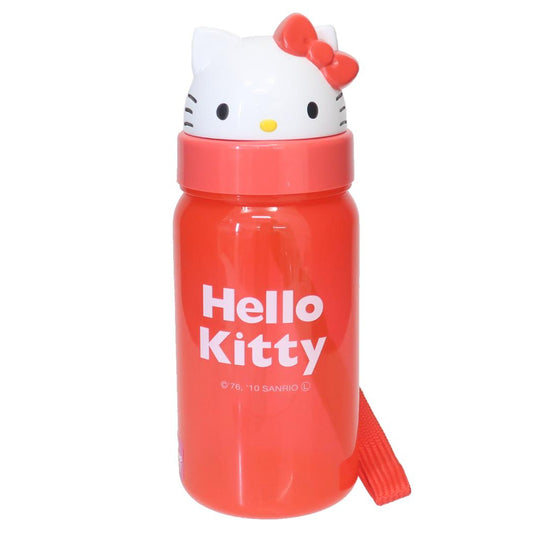 ダイカットストロー式ブローボトル 水筒 ハローキティ 350ml サンリオ スケーター 子供 遠足