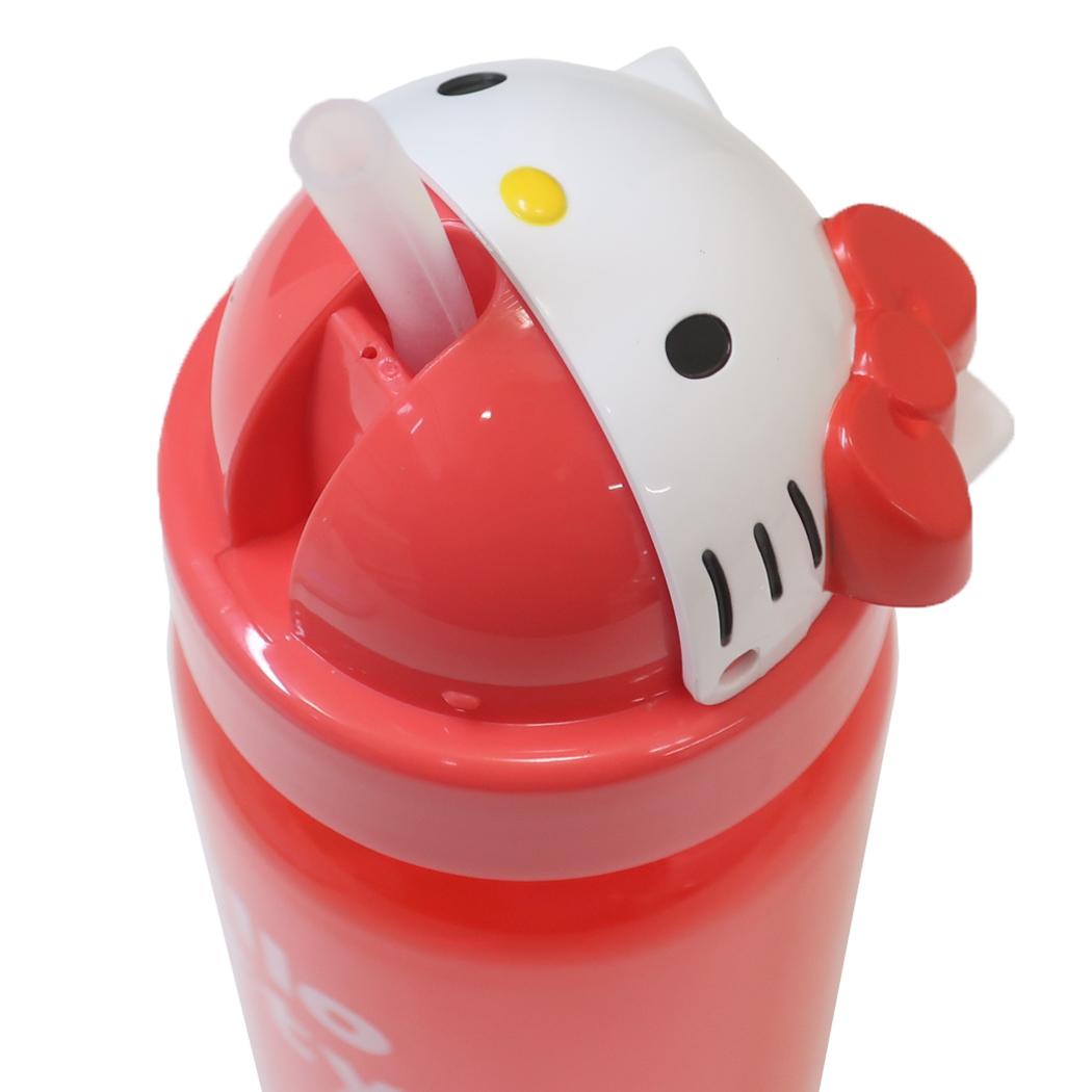 ダイカットストロー式ブローボトル 水筒 ハローキティ 350ml サンリオ スケーター 子供 遠足