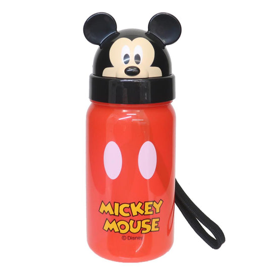 ダイカットストロー式ブローボトル 350ml 水筒 ミッキーマウス ディズニー スケーター 子供 遠足