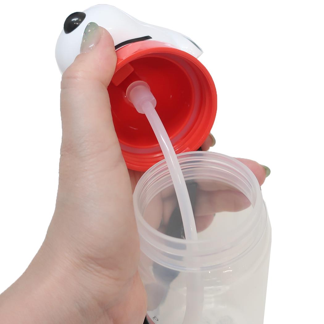 ダイカットストロー式ブローボトル 350ml 水筒 スヌーピー ピーナッツ スケーター 子供 遠足