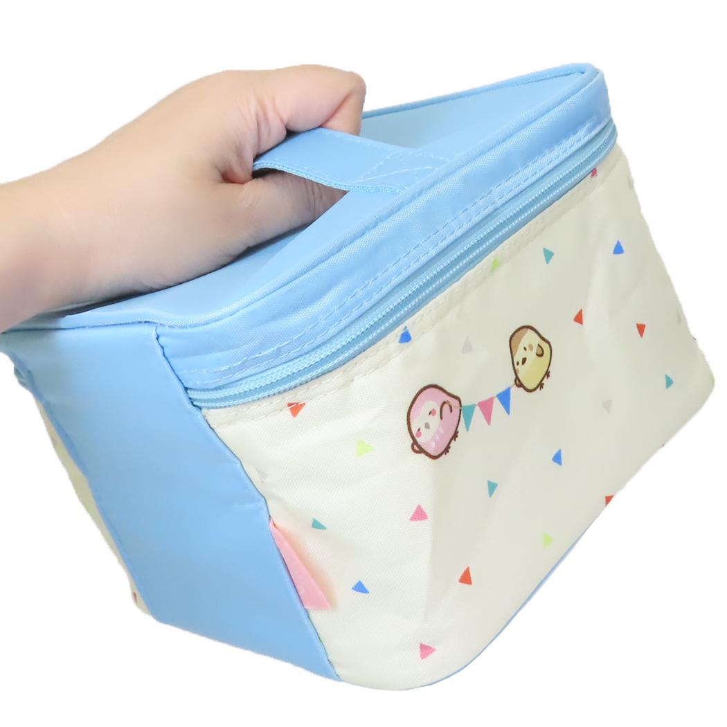 保冷バッグ付行楽ランチセット お弁当箱 すみっコぐらし かわうそとすみっコキャンプ サンエックス スケーター お重 ランチボックス