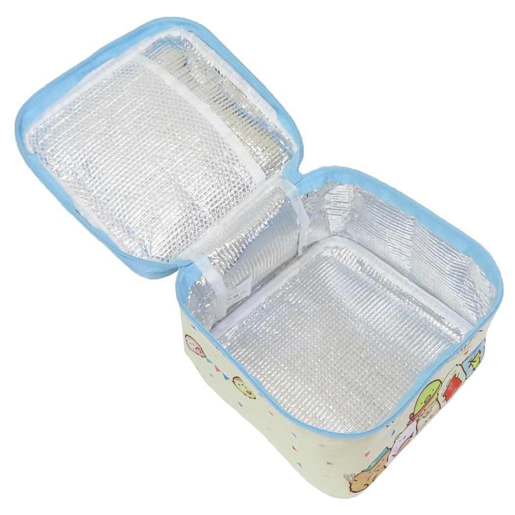 保冷バッグ付行楽ランチセット お弁当箱 すみっコぐらし かわうそとすみっコキャンプ サンエックス スケーター お重 ランチボックス