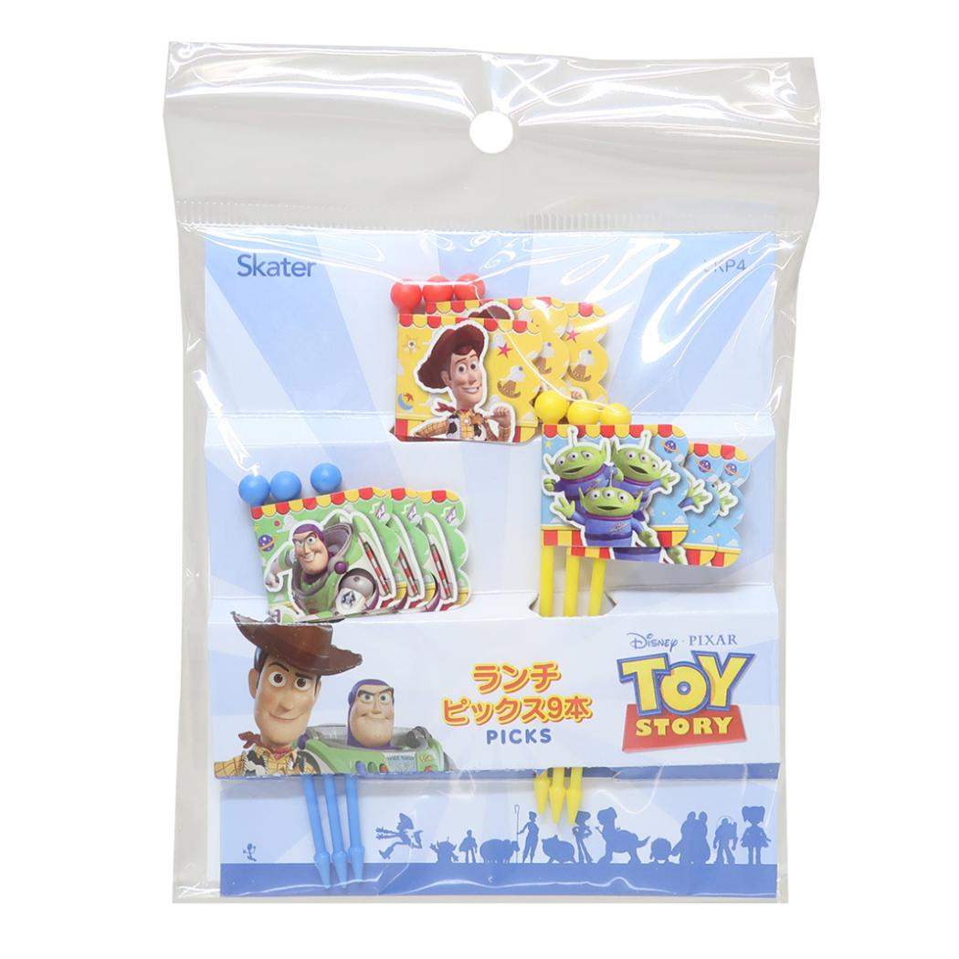 ランチピックス 9本セット お弁当雑貨 トイストーリー ディズニー スケーター ピック 串 旗 フラッグ メール便可