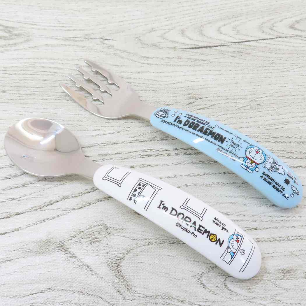 食洗機対応ステンレス製スプーン＆フォーク ステンレススプーン＆フォーク アイムドラえもん サンリオ スケーター キッズ 幼児 子供 アニメメール便可