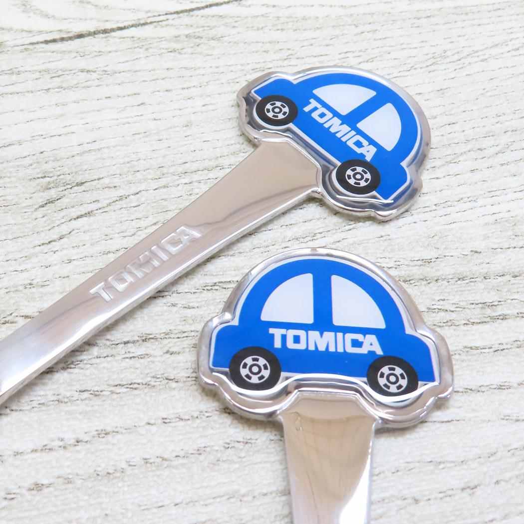 ステンレス製ダイカットフォーク キッズフォーク トミカ TOMICA スケーター 子ども メール便可