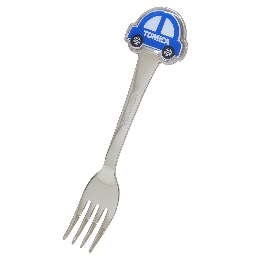ステンレス製ダイカットフォーク キッズフォーク トミカ TOMICA スケーター 子ども メール便可