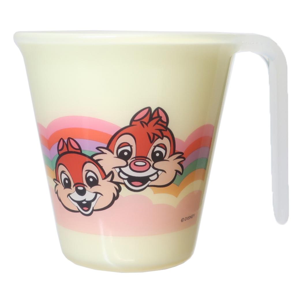 ハンドル付スタッキングタンブラー プラカップ チップ＆デール レトロ ディズニー スケーター 取っ手付き 持ち手付き 食洗機対応