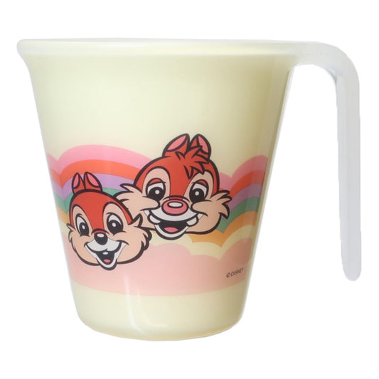 ハンドル付スタッキングタンブラー プラカップ チップ＆デール レトロ ディズニー スケーター 取っ手付き 持ち手付き 食洗機対応