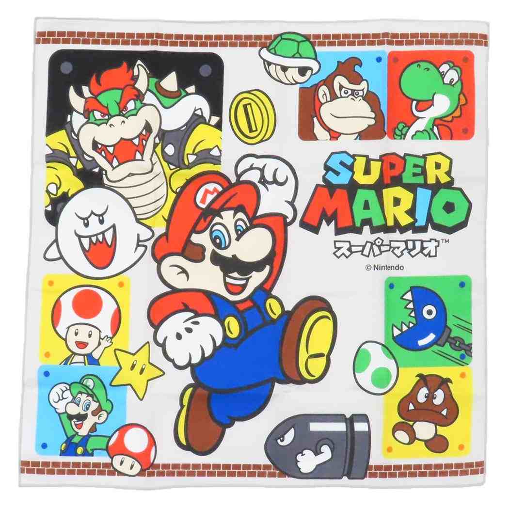 ランチクロス お弁当箱ナフキン スーパーマリオ スケーター ランチメール便可