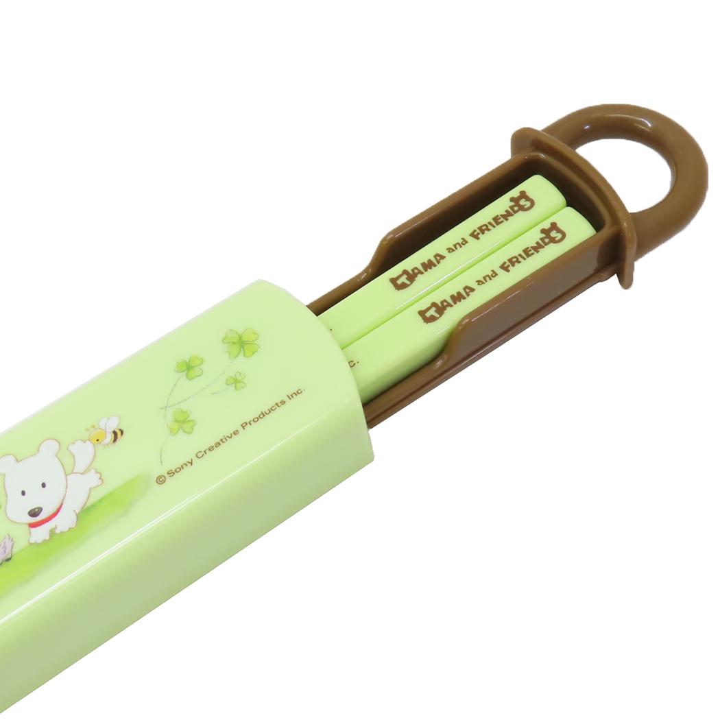 抗菌食洗機対応箸箱セット 抗菌スライド箸＆箸箱セット タマ＆フレンズ スケーター 新学期準備 メール便可