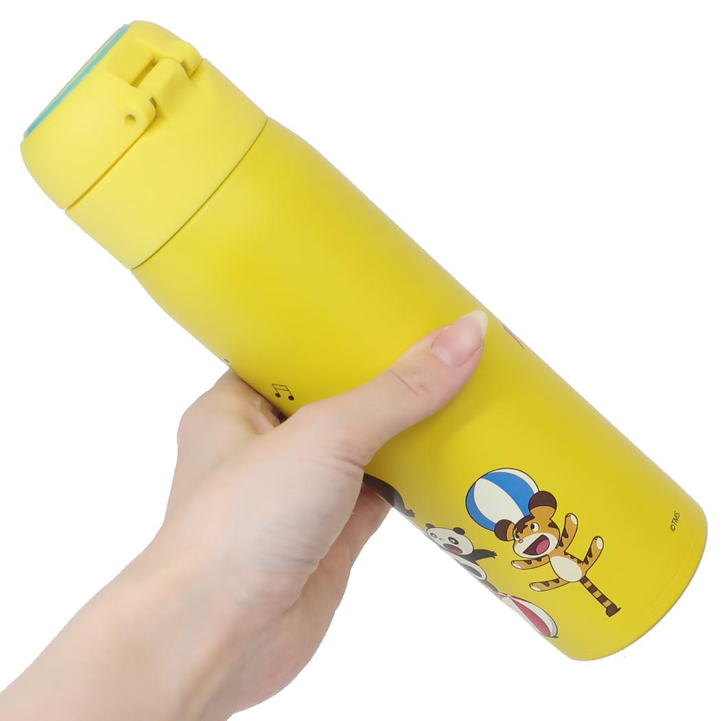 ステンレスワンタッチボトル 480ml 保温保冷水筒 パンダコパンダ スケーター 子供 遠足 ピクニック アニメ