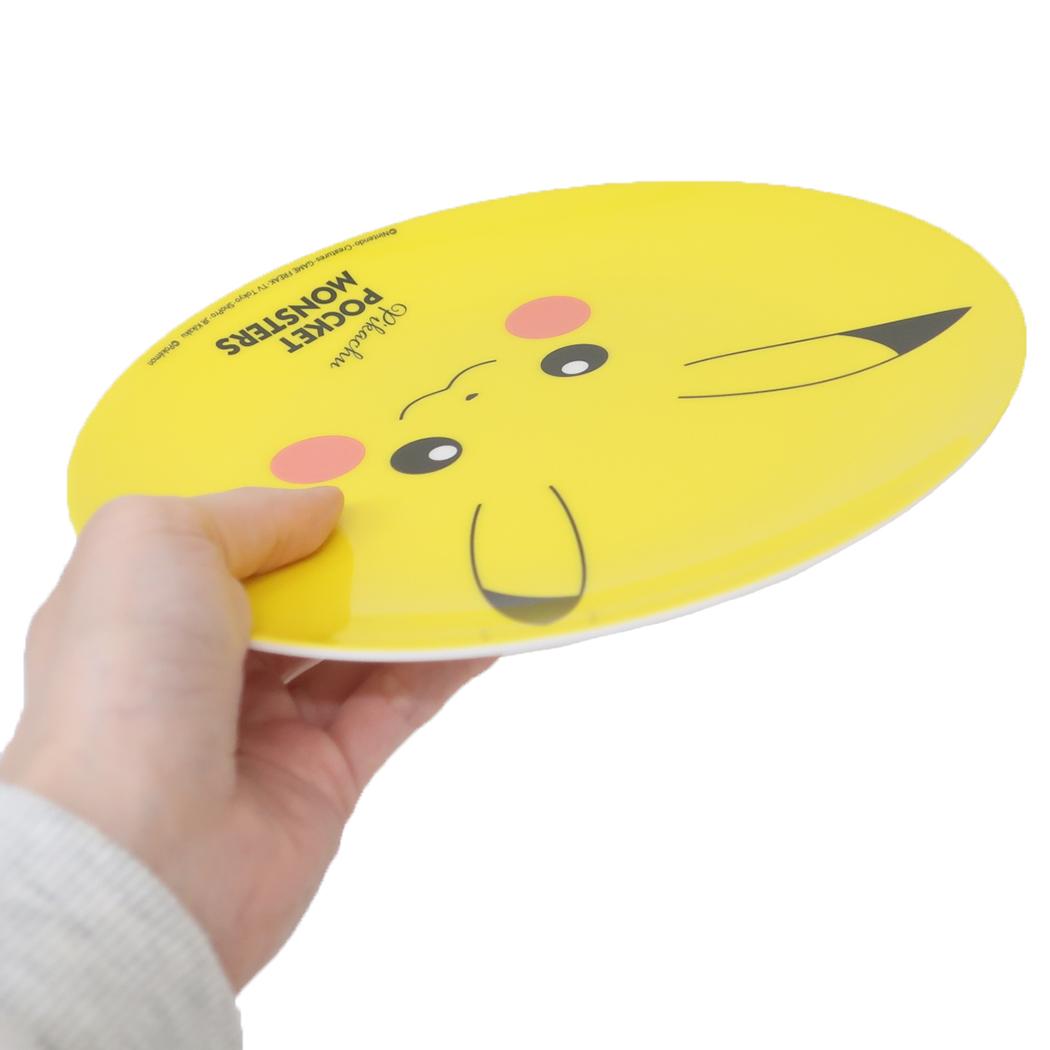 薄肉メラミンプレート 中皿 ポケットモンスター ピカチュウ フェイス 23 ポケモン スケーター 取り皿 丸型 メール便可