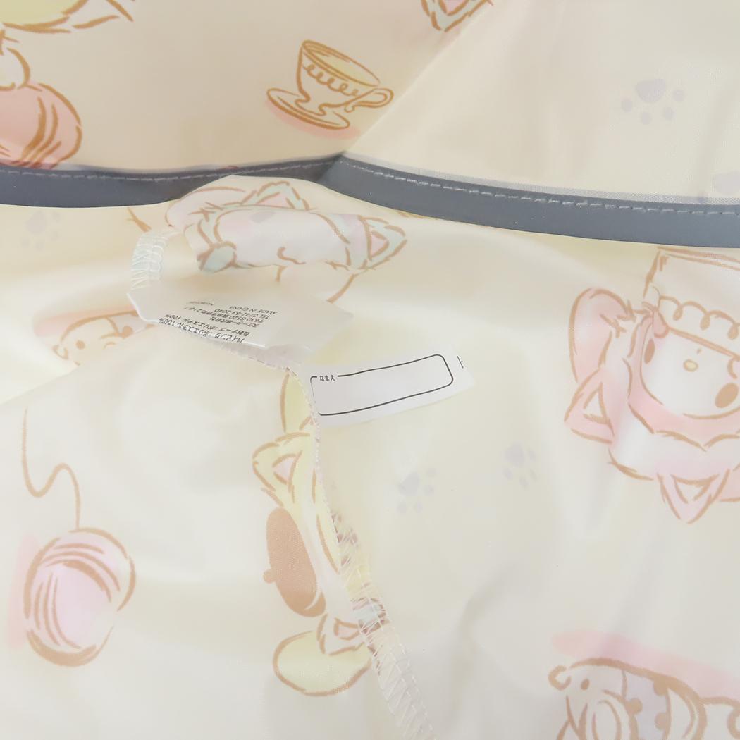 キッズレインポンチョ 90cm 子供用 レインウェア サンリオキャラクターズ こねこねこ サンリオ スケーター 子ども用 雨合羽 メール便可