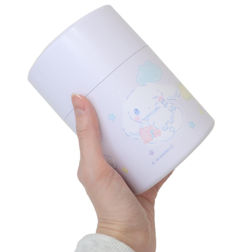 プッシュボタン付き密封保存容器 520ml 保存容器 シナモロール 星空 サンリオ スケーター シリアル ドッグフード キャットフード コーヒー コーヒー豆