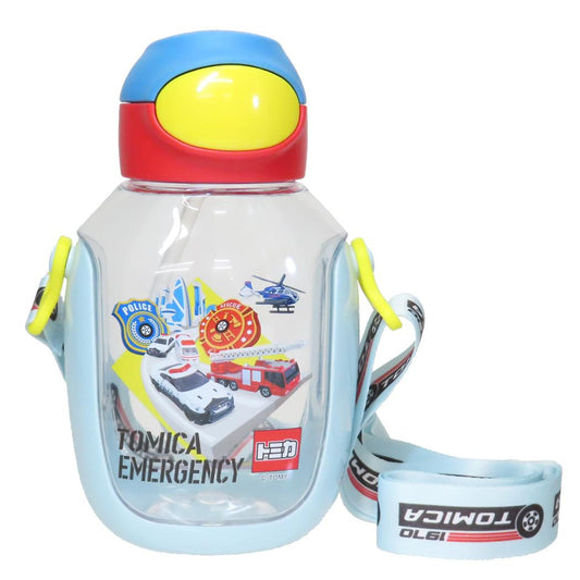 ワンプッシュストローボトル 水筒 トミカ TOMICA スケーター 水分補給 530ml