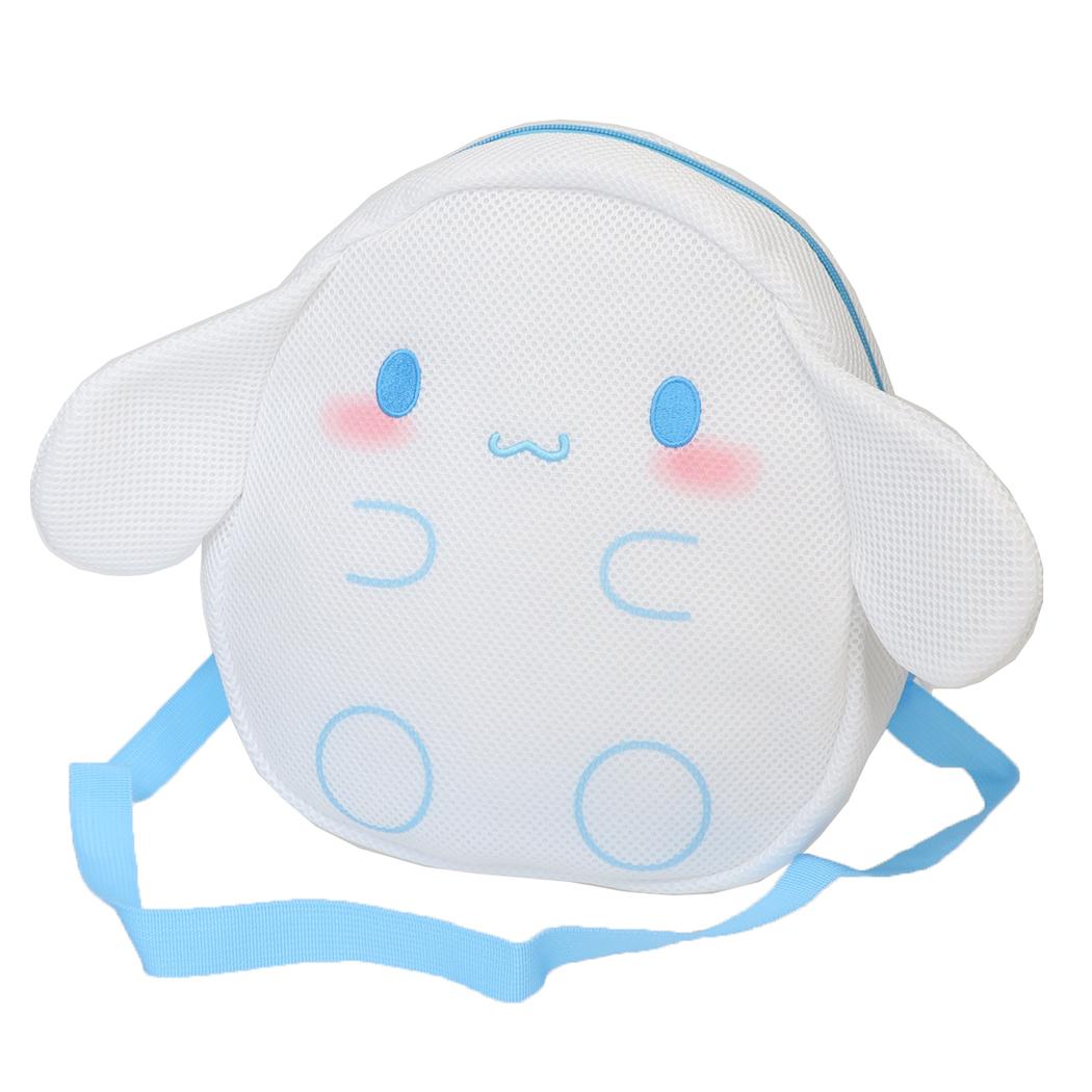 ダイカットショルダーバッグ 子供用斜め掛けかばん シナモロール サンリオ スケーター 洗える メッシュ生地 子ども キッズ
