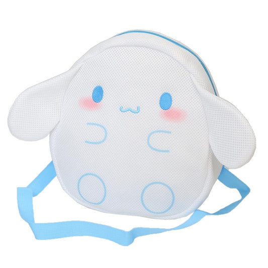 ダイカットショルダーバッグ 子供用斜め掛けかばん シナモロール サンリオ スケーター 洗える メッシュ生地 子ども キッズ