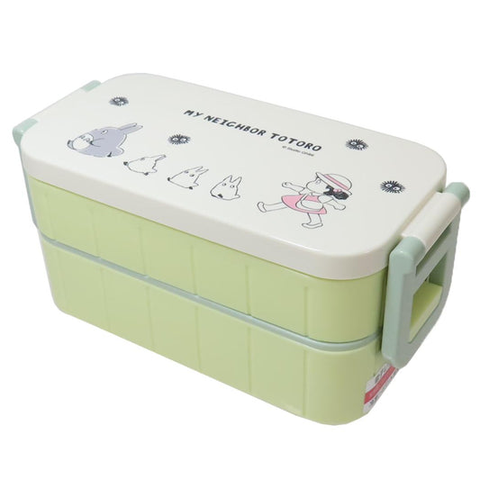 抗菌タイトランチボックス お弁当箱 となりのトトロ 行進 スタジオジブリ スケーター 二段ランチボックス