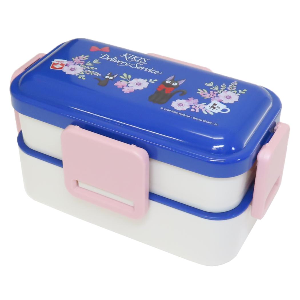 抗菌2段ふわっと弁当箱 お弁当箱 魔女の宅急便 フレンチ スタジオジブリ スケーター 二段ランチボックス