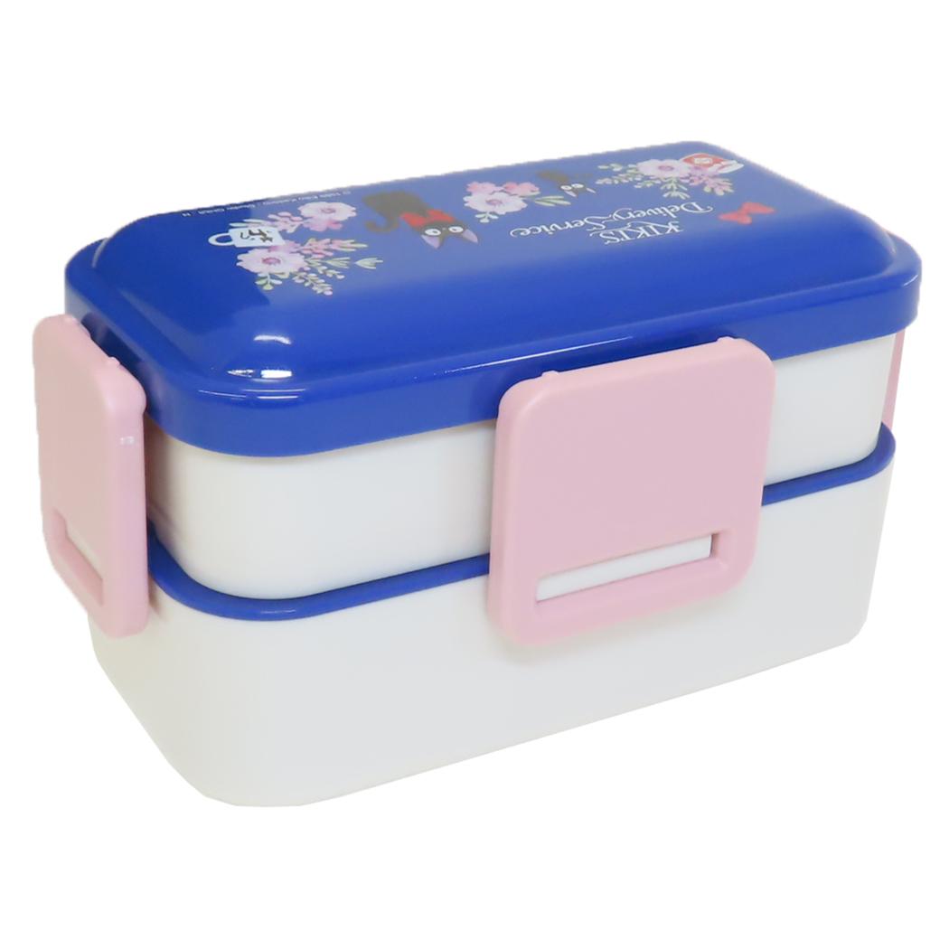 抗菌2段ふわっと弁当箱 お弁当箱 魔女の宅急便 フレンチ スタジオジブリ スケーター 二段ランチボックス
