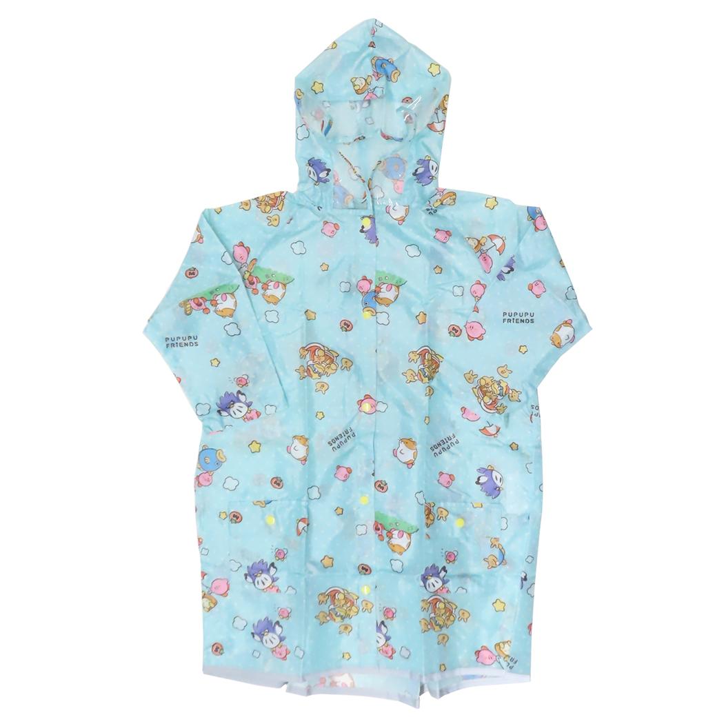 リュック ランドセルが背負えるレインコート 子供用 レインウェア 星のカービィ プププフレンズ スケーター キッズ 子ども用 雨合羽 メール便可