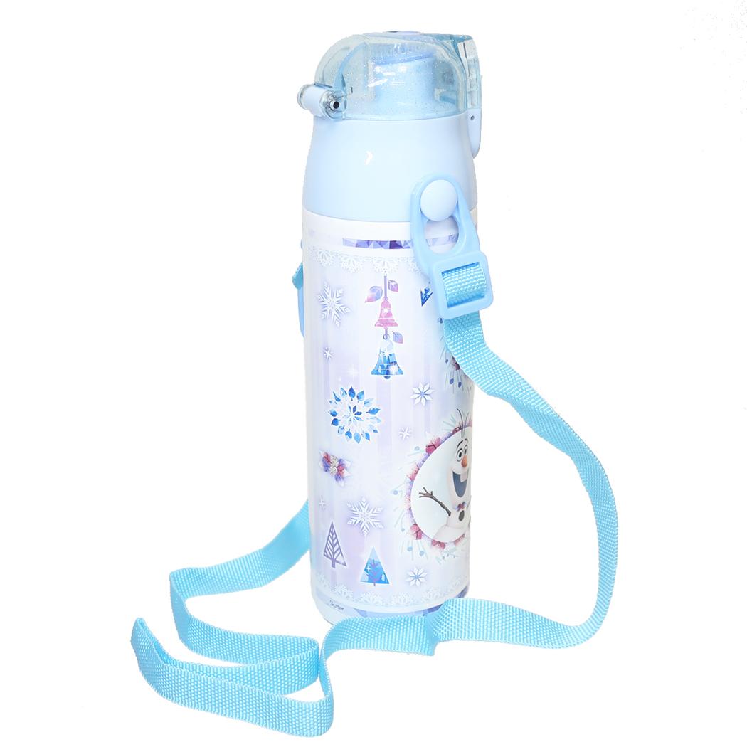 超軽量 コンパクトロック付ワンプッシュダイレクトボトル 保冷水筒 アナと雪の女王 580ml ディズニー スケーター 直飲み キッズ