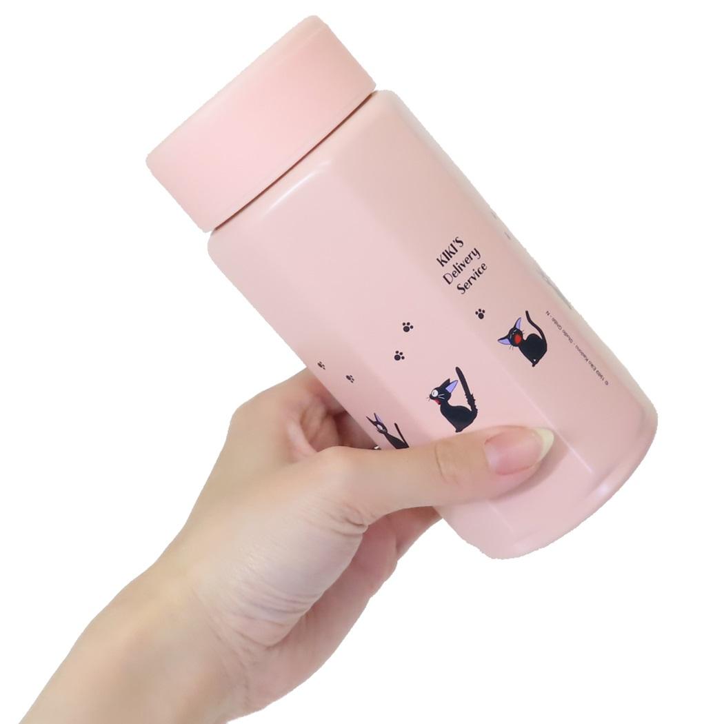八角ステンレスボトル350ml 水筒 魔女の宅急便 ジジ スタジオジブリ スケーター 子供 遠足 ピクニック