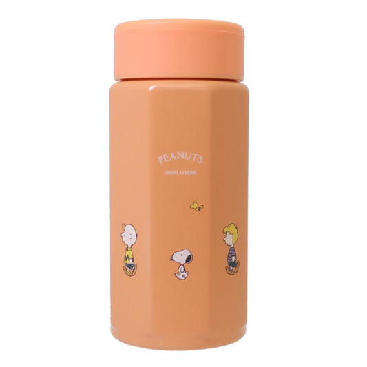 八角ステンレスボトル 350ml 保温保冷水筒 スヌーピー ピーナッツ スケーター 子供 遠足 ピクニック