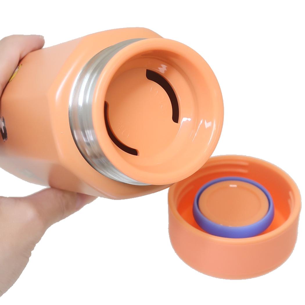 八角ステンレスボトル 350ml 保温保冷水筒 スヌーピー ピーナッツ スケーター 子供 遠足 ピクニック
