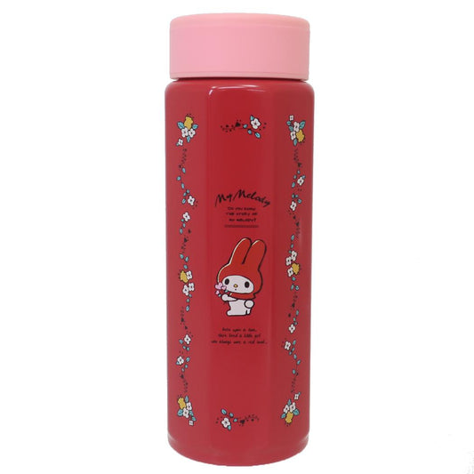 八角形ステンレスボトル 500ml 保温保冷水筒 マイメロディ フラワーレトロ サンリオ スケーター 直飲み