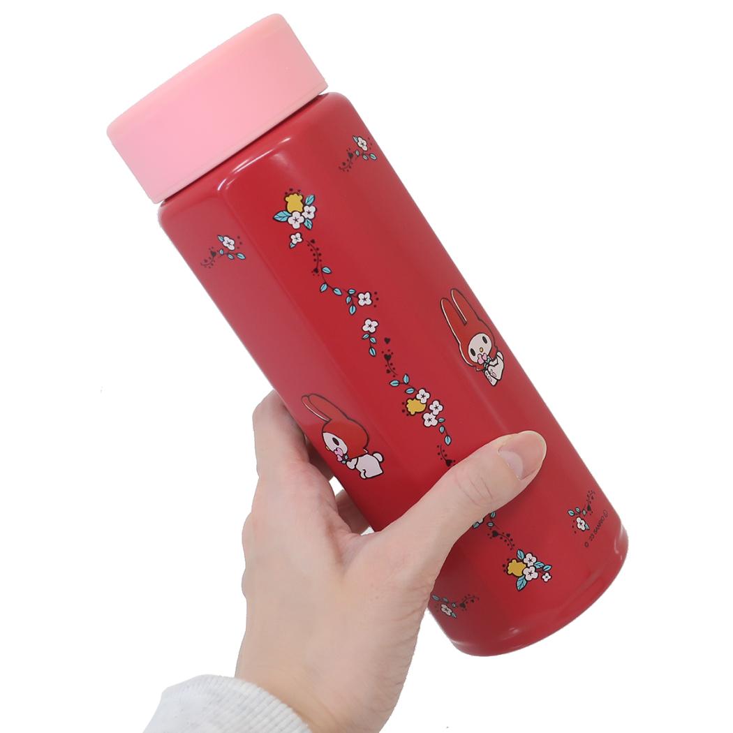 八角形ステンレスボトル 500ml 保温保冷水筒 マイメロディ フラワーレトロ サンリオ スケーター 直飲み