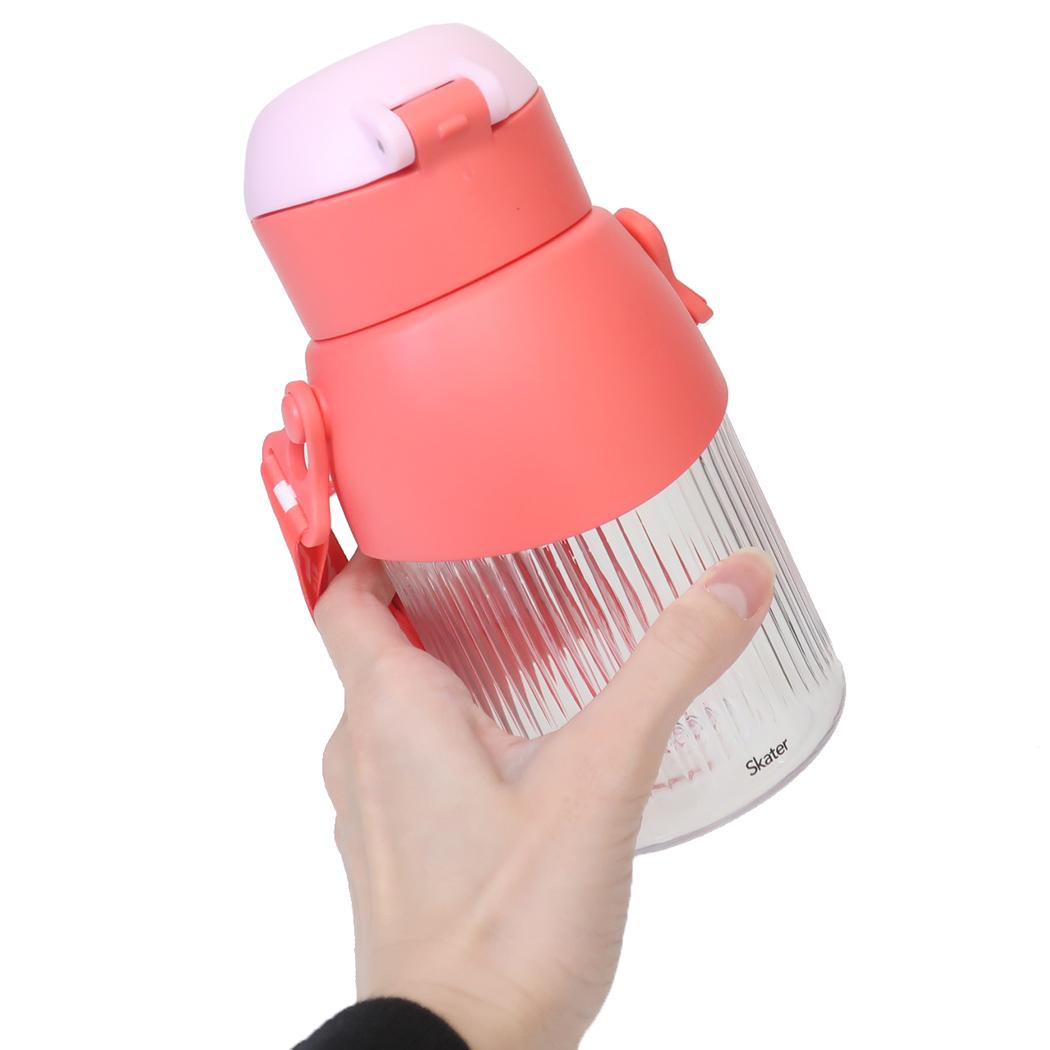 立体マスコット付ストローボトル 580ml 水筒 ハローキティ サンリオ スケーター 子供 遠足