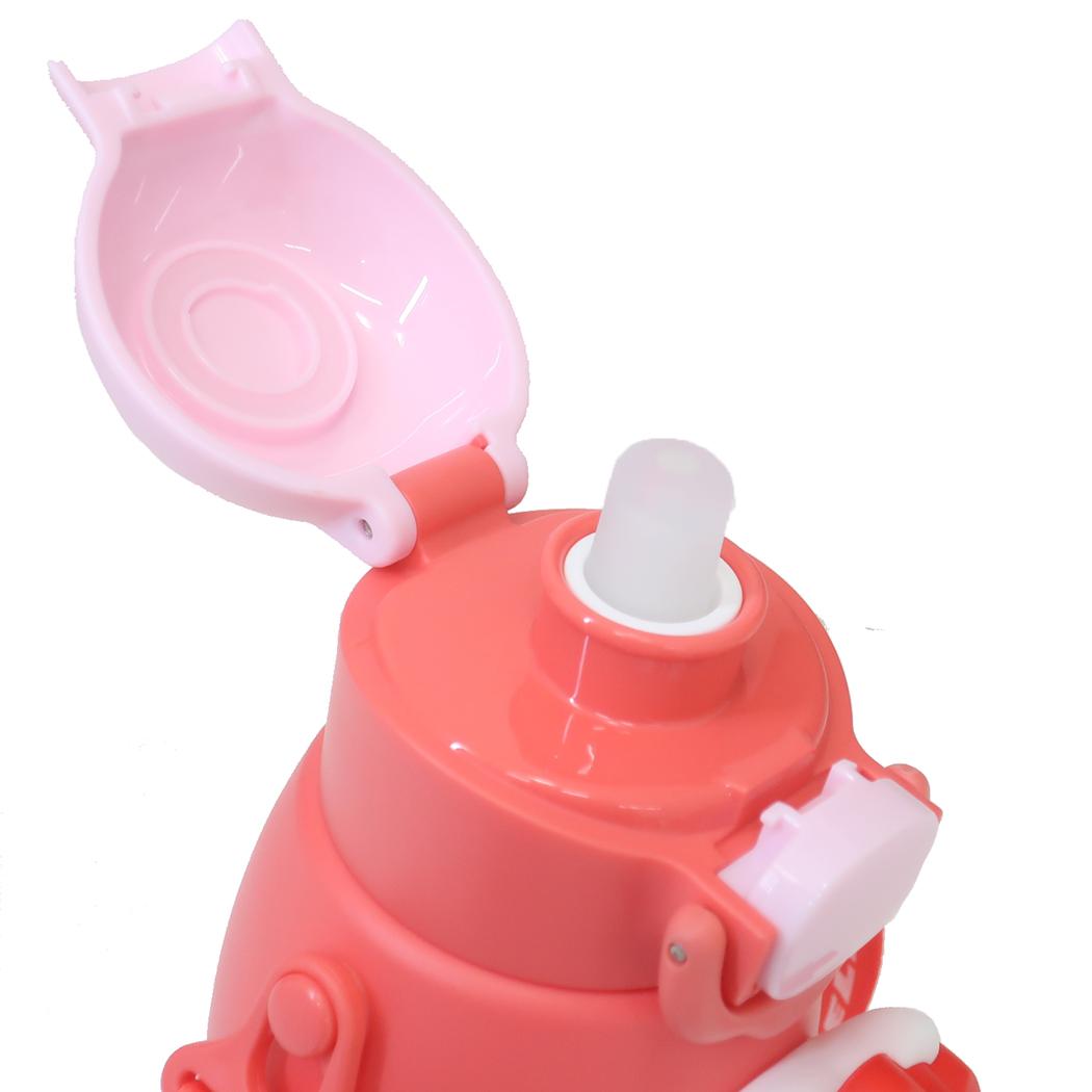 立体マスコット付ストローボトル 580ml 水筒 ハローキティ サンリオ スケーター 子供 遠足