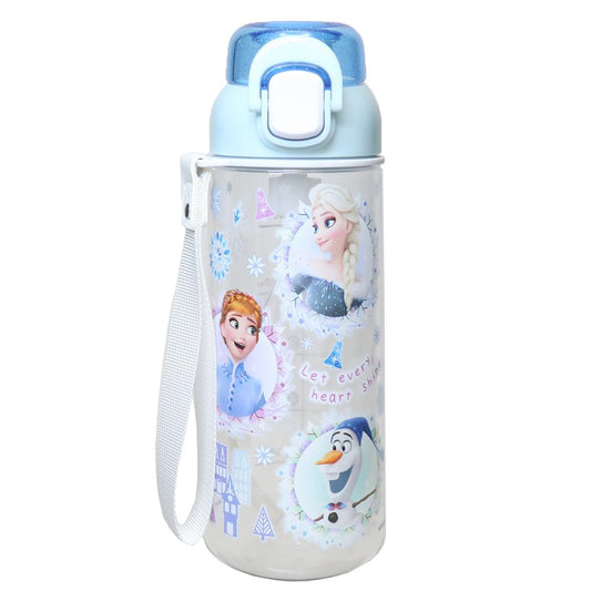 ワンプッシュストローボトル 水筒 アナと雪の女王 600ml ディズニー スケーター ストロー飲み キッズ