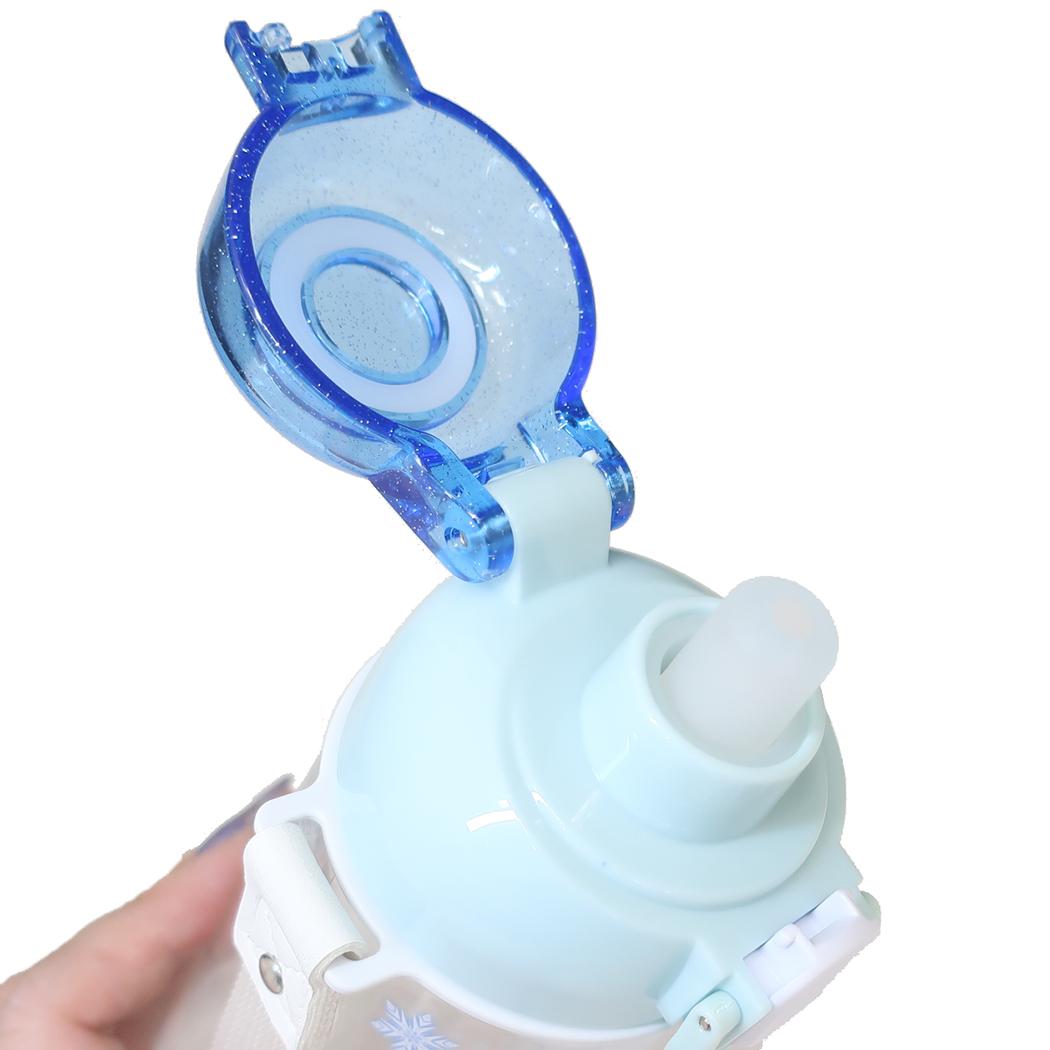 ワンプッシュストローボトル 水筒 アナと雪の女王 600ml ディズニー スケーター ストロー飲み キッズ