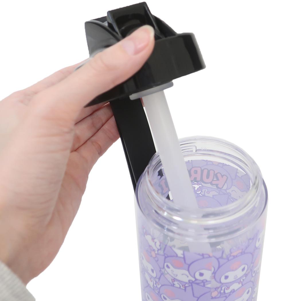 ストローボトル 水筒 クロミ うしろうしろ サンリオ スケーター 500ml スパウト型