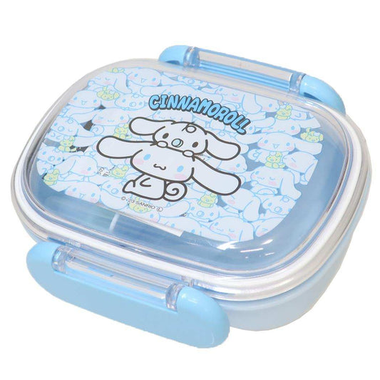 抗菌食洗機対応ふわっとフタタイトランチボックス 270ml お弁当箱 シナモロール うしろうしろ サンリオ スケーター 一段 電子レンジ対応