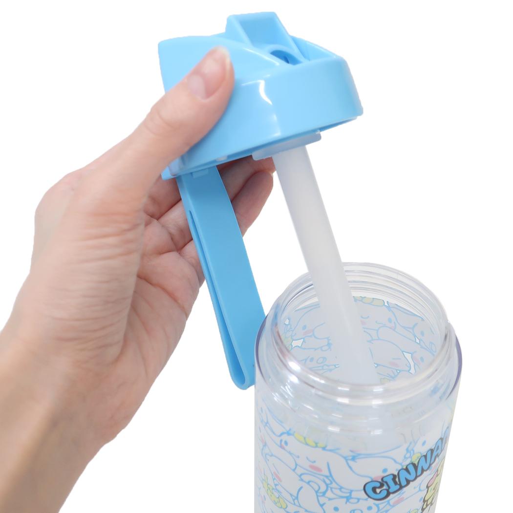 ストローボトル 水筒 シナモロール うしろうしろ サンリオ スケーター 500ml スパウト型