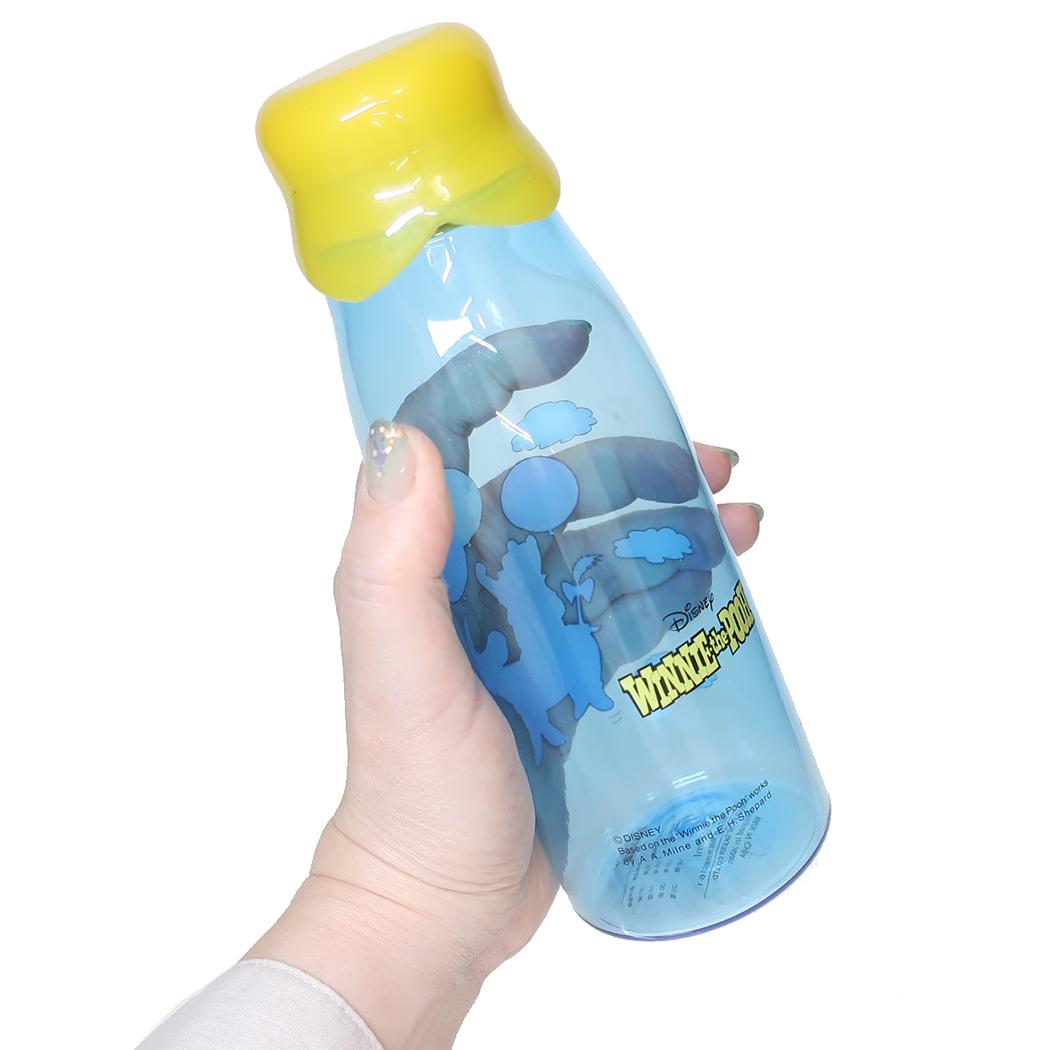 牛乳瓶型ボトル 500ml 水筒 くまのプーさん レトロ ディズニー スケーター ランチ雑貨