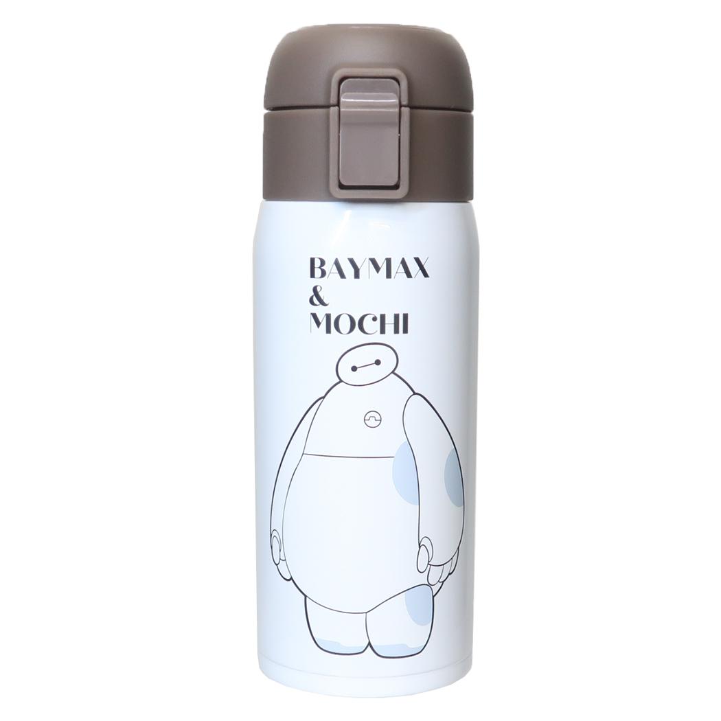 ステンレスワンタッチボトル 350ml 保冷保温水筒 ベイマックス ベイマックス＆モチ ディズニー スケーター プレゼント