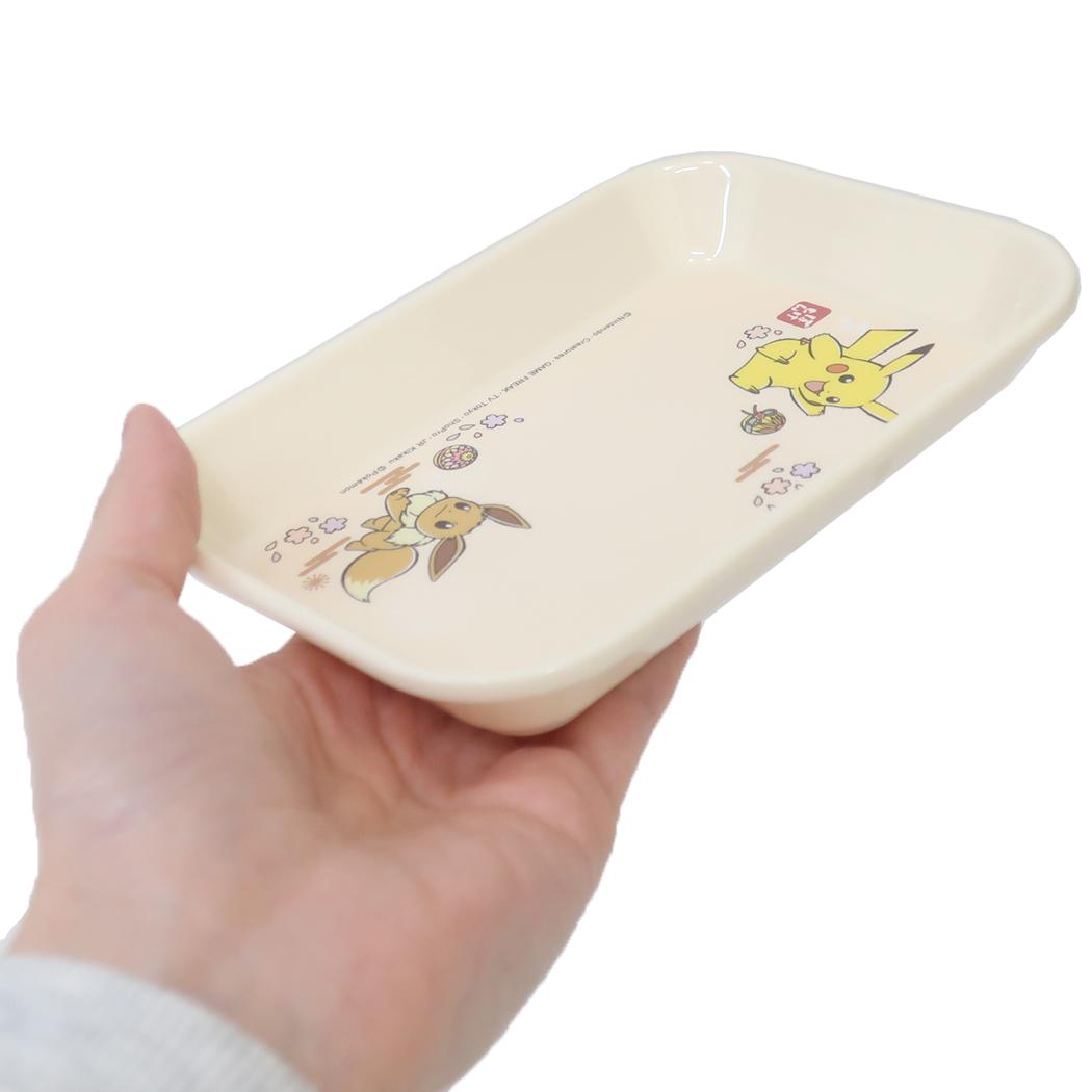 システムメラミントレーM 角皿 ポケットモンスター ポケモン スケーター 子供 割れない食器 メラミントレー メラミンプレート メール便可