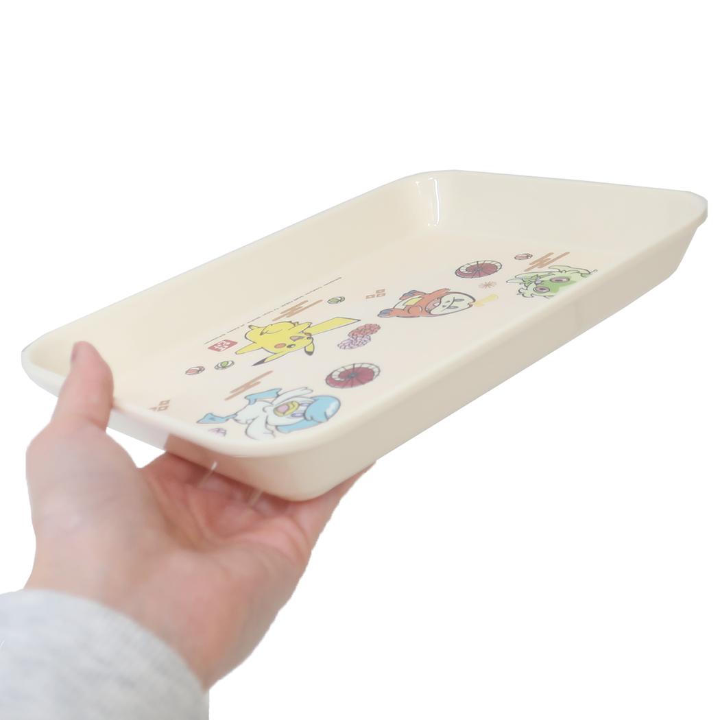 システムメラミントレーL 角皿 ポケットモンスター ポケモン スケーター 子供 割れない食器 メラミントレー メラミンプレート