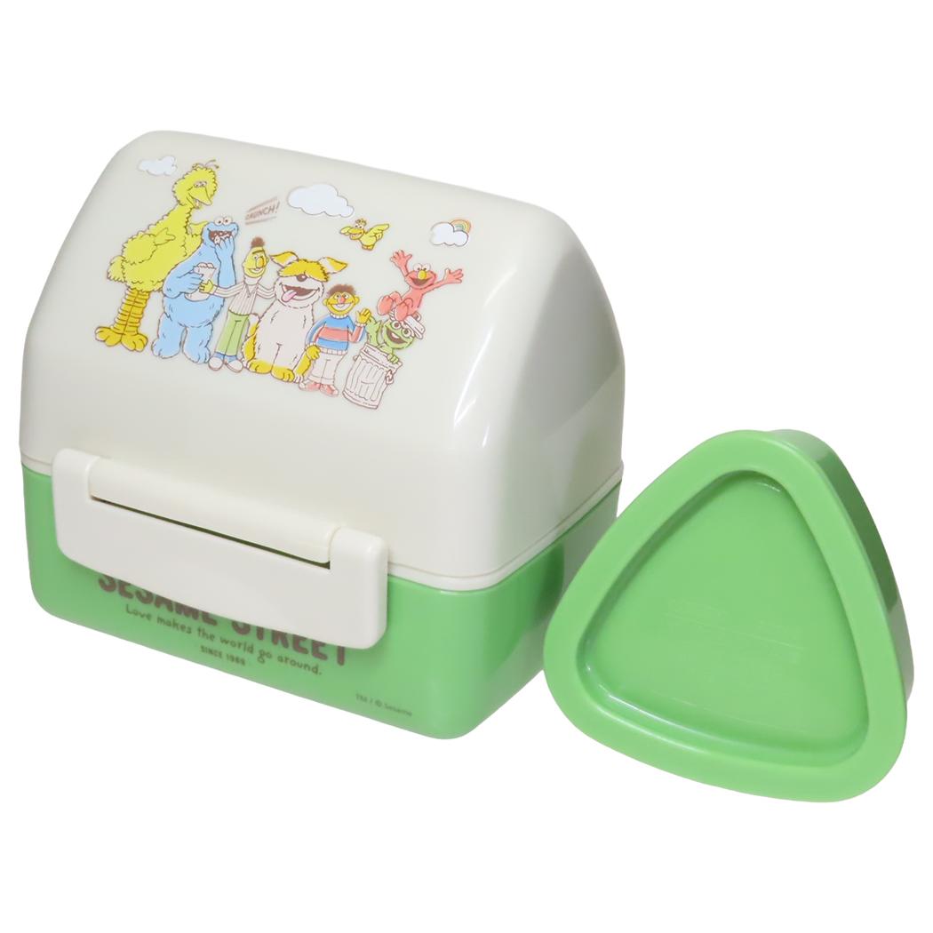 抗菌おにぎりランチボックス お弁当箱 セサミストリート 240ml スケーター 三角形 おにぎりケース